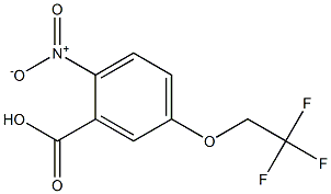 2-nitro-5-(2,2,2-trifluoroethoxy)benzoic acid Structural