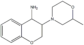 3-(2-methylmorpholin-4-yl)-3,4-dihydro-2H-1-benzopyran-4-amine