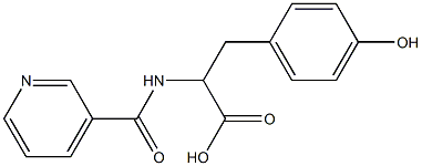 3-(4-hydroxyphenyl)-2-[(pyridin-3-ylcarbonyl)amino]propanoic acid