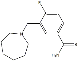 3-(azepan-1-ylmethyl)-4-fluorobenzenecarbothioamide