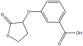 3-[(2-oxooxolan-3-yl)oxy]benzoic acid