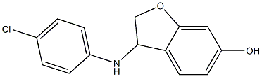 3-[(4-chlorophenyl)amino]-2,3-dihydro-1-benzofuran-6-ol