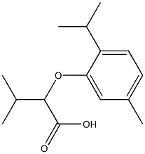 3-methyl-2-[5-methyl-2-(propan-2-yl)phenoxy]butanoic acid