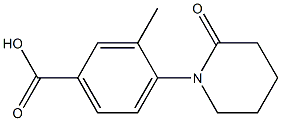 3-methyl-4-(2-oxopiperidin-1-yl)benzoic acid