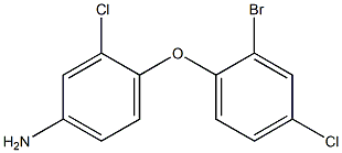 4-(2-bromo-4-chlorophenoxy)-3-chloroaniline