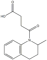 4-(2-methyl-1,2,3,4-tetrahydroquinolin-1-yl)-4-oxobutanoic acid