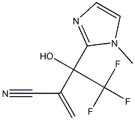 4,4,4-trifluoro-3-hydroxy-3-(1-methyl-1H-imidazol-2-yl)-2-methylidenebutanenitrile