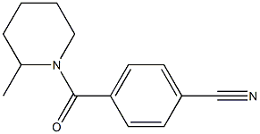 4-[(2-methylpiperidin-1-yl)carbonyl]benzonitrile