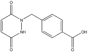 4-[(3,6-dioxo-3,6-dihydropyridazin-1(2H)-yl)methyl]benzoic acid Structural