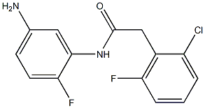 N-(5-amino-2-fluorophenyl)-2-(2-chloro-6-fluorophenyl)acetamide