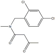 N-[(2,4-dichlorophenyl)methyl]-N-methyl-3-oxobutanamide