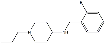 N-[(2-fluorophenyl)methyl]-1-propylpiperidin-4-amine