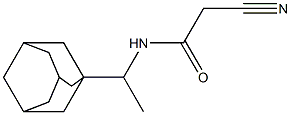 N-[1-(1-adamantyl)ethyl]-2-cyanoacetamide Structural