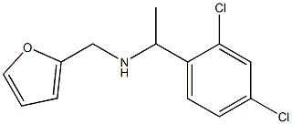 N-[1-(2,4-dichlorophenyl)ethyl]-N-(2-furylmethyl)amine Structural