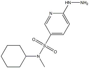 N-cyclohexyl-6-hydrazinyl-N-methylpyridine-3-sulfonamide