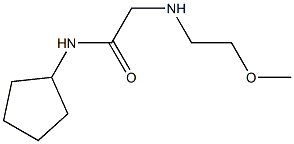 N-cyclopentyl-2-[(2-methoxyethyl)amino]acetamide