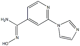 N'-hydroxy-2-(1H-imidazol-1-yl)pyridine-4-carboximidamide Structural