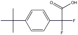 (4-tert-Butylphenyl)difluoroacetic acid Structural