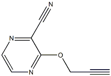 3-(2-propynyloxy)-2-pyrazinecarbonitrile Structural