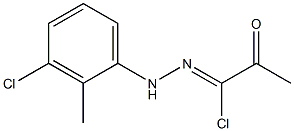 N-(3-chloro-2-methylphenyl)-2-oxopropanehydrazonoyl chloride