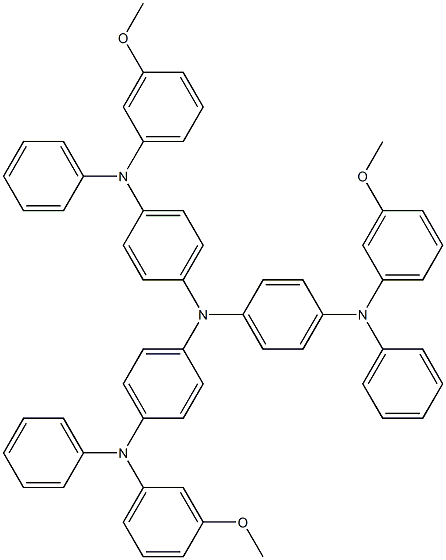 4,4',4"-Tris(N-3-methoxyphenyl-N-phenyl-amino)-triphenylamine