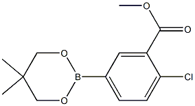 Methyl 2-chloro-5-(5,5-dimethyl-1,3,2-dioxaborinan-2-yl)benzoate