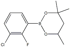 2-(3-Chloro-2-fluorophenyl)-4,4,6-trimethyl-1,3,2-dioxaborinane