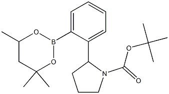 tert-Butyl 2-[2-(4,4,6-trimethyl-1,3,2-dioxaborinan-2-yl)phenyl]pyrrolidine-1-carboxylate