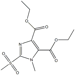 2-(Methylsulfonyl)-1-methyl-1H-imidazole-4,5-dicarboxylic acid diethyl ester