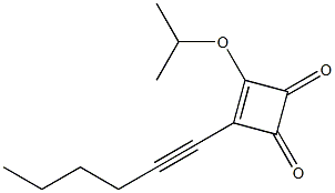 4-Isopropyloxy-3-(1-hexynyl)-3-cyclobutene-1,2-dione