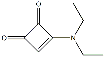 3-Diethylamino-3-cyclobutene-1,2-dione Structural