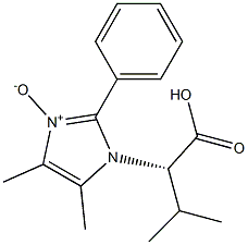 3-[(S)-1-Carboxy-2-methylpropyl]-4,5-dimethyl-2-phenyl-3H-imidazole 1-oxide