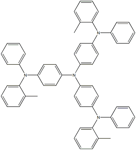 1,4-BENZENEDIAMINE, N1-(2-METHYLPHENYL)-N4,N4-BIS[4-[(2-METHYLPHENYL)PHENYLAMINO]PHENYL]-N1-PHENYL- Structural