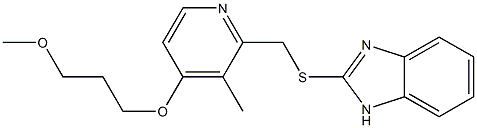 2-(((4-(3-methoxypropoxy)-3-methylpyridin-2-yl)methyl)thio)-1H-benzo[d]imidazole