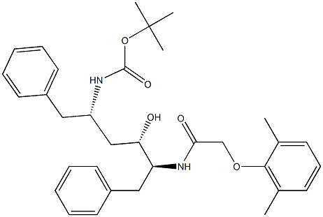 (2S,3S,5S)-2-(2,6-Dimethylphenoxyacetyl)amino-3-hydroxy-5-(tert-butyloxycarbonylamino)-1,6-diphenylhexane