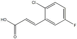 2-CHLORO-5-FLUOROCINNAMIC ACID