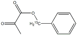 Benzyl [1-13C]pyruvate Structural