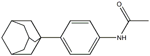 1-(4-ACETYLAMINOPHENYL)ADAMANTANE Structural