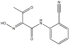 N-(2-CYANO-PHENYL)-2-HYDROXYIMINO-3-OXO-BUTYRAMIDE Structural