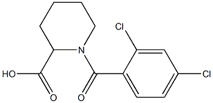 1-(2,4-DICHLOROBENZOYL)PIPERIDINE-2-CARBOXYLIC ACID Structural