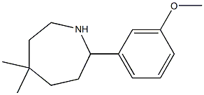 5,5-DIMETHYL-2-(3-METHOXYPHENYL)AZEPANE