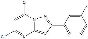 5,7-DICHLORO-2-(3-METHYLPHENYL)PYRAZOLO[1,5-A]PYRIMIDINE