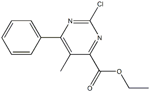 ETHYL 2-CHLORO-5-METHYL-6-PHENYLPYRIMIDINE-4-CARBOXYLATE