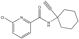 6-chloro-N-(1-ethynylcyclohexyl)-2-pyridinecarboxamide