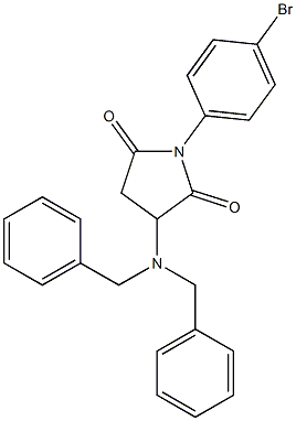 1-(4-bromophenyl)-3-(dibenzylamino)dihydro-1H-pyrrole-2,5-dione