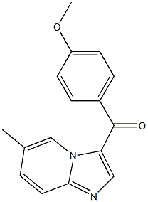 (4-methoxyphenyl)(6-methylimidazo[1,2-a]pyridin-3-yl)methanone Structural