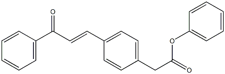 4-[(E)-3-oxo-3-phenyl-1-propenyl]phenyl 2-phenylacetate