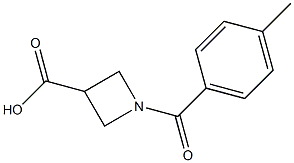 1-(4-methylbenzoyl)-3-azetanecarboxylic acid