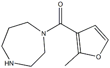 1-(2-methyl-3-furoyl)-1,4-diazepane Structural