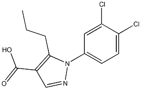 1-(3,4-dichlorophenyl)-5-propyl-1H-pyrazole-4-carboxylic acid